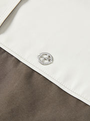 Women's Casual Outdoor PU-Panel Jacket