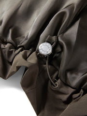 Women's Casual Outdoor PU-Panel Jacket