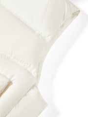 Women's Casual Lightweight 90% White Duck Down Vest