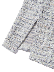 Women's Tweed-Inspired T-Shirt and Shorts Set
