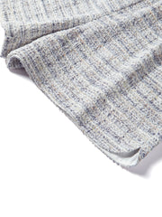 Women's Tweed-Inspired T-Shirt and Shorts Set