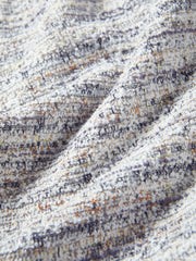 Women's Tweed-Texture T-Shirt with Side Slit