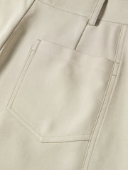 Women's High-Waist Wide-Leg Banana Trousers