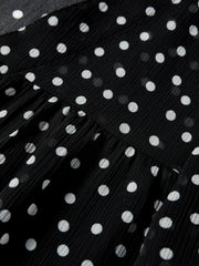 Women's Chiffon Blouse with Tie-Neck Detail