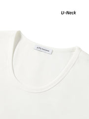 Women's Slim-Fit Antibacterial U-Neck T-Shirt