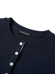 Women's Contrast Panel Henley T-Shirt