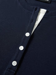 Women's Contrast Panel Henley T-Shirt