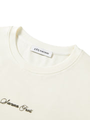 Women's Cropped Slim-Fit Letter Print T-Shirt