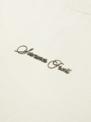 Women's Cropped Slim-Fit Letter Print T-Shirt