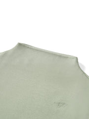 Women's Cropped Slim-Fit Antibacterial Mock-Neck T-Shirt