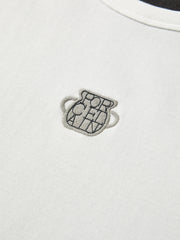 Women's Cropped Slim-Fit Contrast T-Shirt