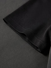 Women's Cropped Slim-Fit Contrast Paneled T-Shirt