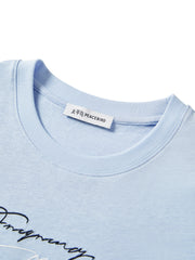 Women's Embroidered Letter Short-Sleeve T-Shirt