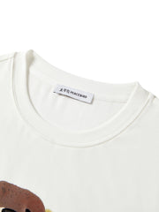 Women's Loose-Fit Cartoon Graphic T-Shirt