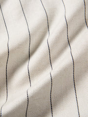 Women's Minimalist Vertical Stripe V-neck Top