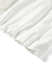Women's Cropped Vest with Pleated Hem