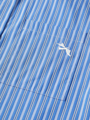 Women's Cropped Commuter Striped Shirt  [Available only in China]