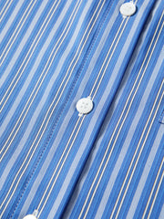 Women's Cropped Commuter Striped Shirt  [Available only in China]