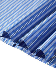 Women's Cropped Commuter Striped Shirt  [Available only in China]