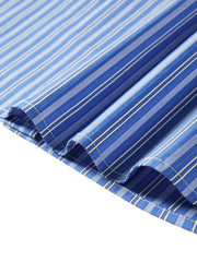 Women's Oversized Striped Shirt  [Available only in China]