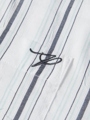 Women's Textured Vertical Striped Shirt