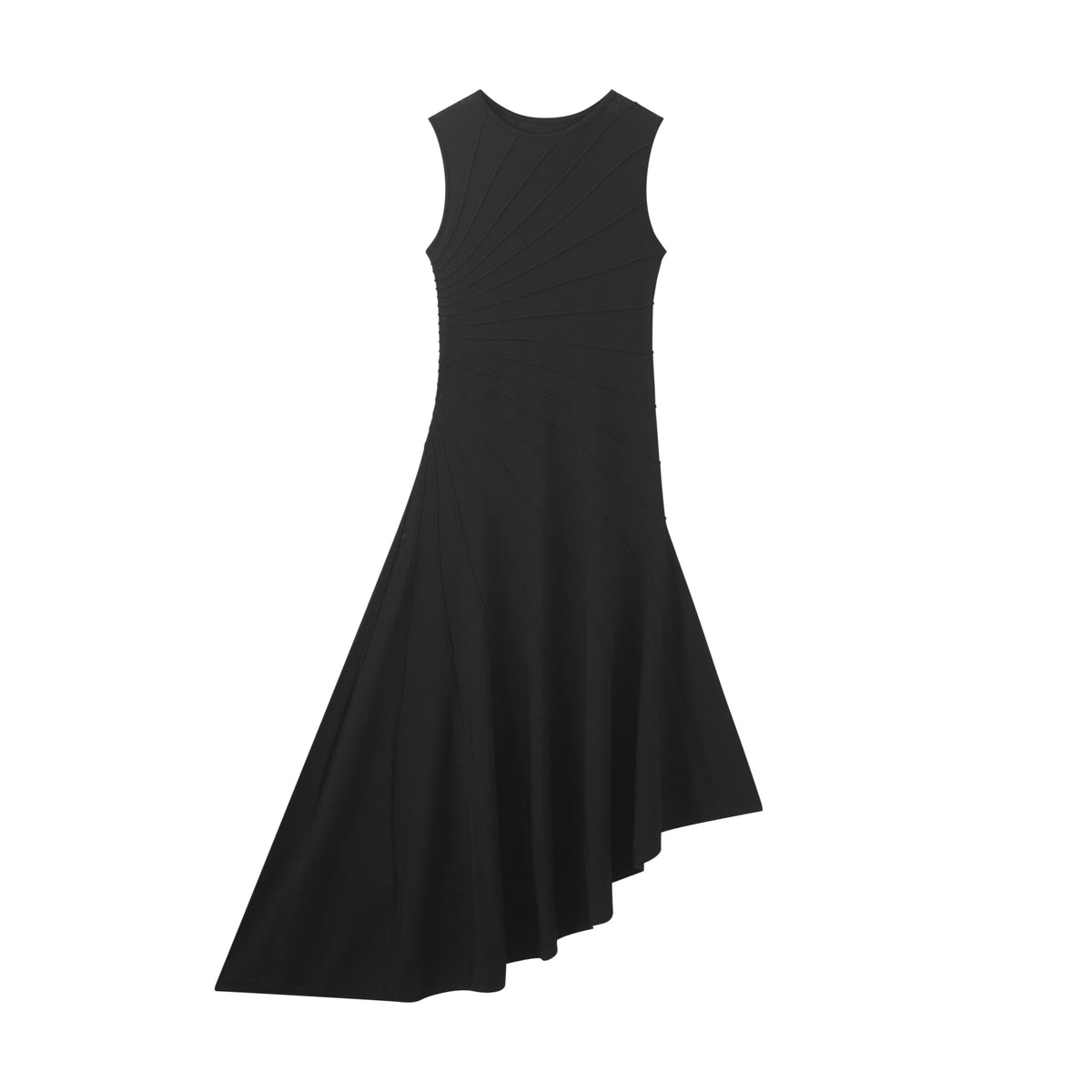 Women's commuter asymmetrical dress