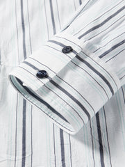 Women's Textured Vertical Striped Shirt