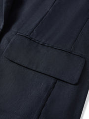 Women's Linen-Lyocell Double-Breasted Blazer