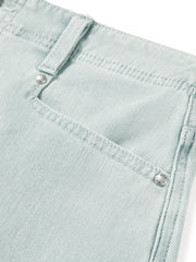 Women's casual loose-fit straight-leg jeans