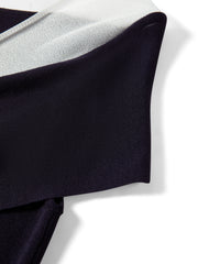 Women's V-neck Tie-front Short Sleeve Knit Top