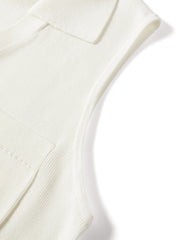 Women's Lyocell-Blend V-Neck Knit Tank