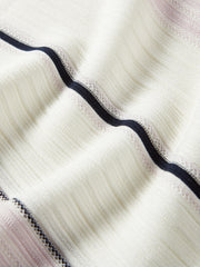 Women's U-neck Vertical Stripe Slim Fit Knitted Vest