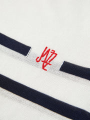Women's Slim-Fit Striped Knit T-Shirt  [Available only in China]