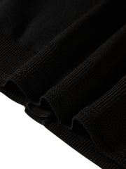 Women's Cropped Contrast Knit Cardigan