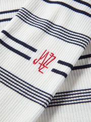 Women's Slim-Fit Striped Knit Cardigan  [Available only in China]