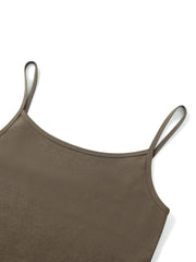 Women's striped camisole and vest two-piece set