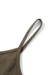 Women's striped camisole and vest two-piece set
