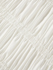 Women's Lyocell Tencel tight-fitting white vest