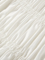 Women's Lyocell Tencel tight-fitting white vest