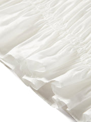 Women's Lyocell Tencel tight-fitting white vest