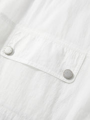 Women's Lightweight Cropped Jacket with Drawstring Hem