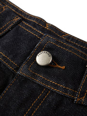 Women's High-Waist Straight-Leg Denim Shorts