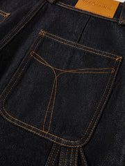 Women's High-Waist Straight-Leg Denim Shorts