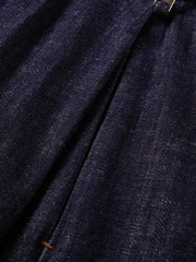 Women's A-line wide-leg denim shorts