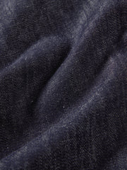 Women's linen A-line wide-leg denim mini skirt