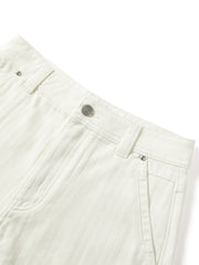 Women's High-Waist Wide-Leg Denim Shorts