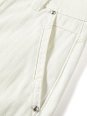 Women's High-Waist Wide-Leg Denim Shorts