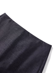 Women's Casual Lyocell High-Waist A-Line Short Skirt