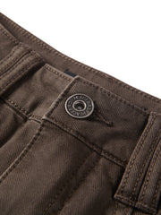 Women's casual high-waist A-line denim mini skirt