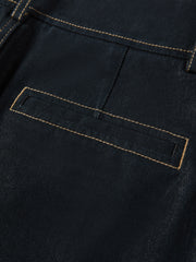 Women's High-Waist A-Line Denim Mini Skirt